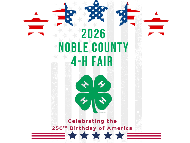 Logo for 2026 Noble County 4-H Fair